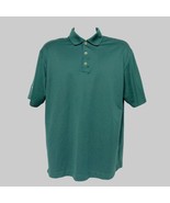 Nike Golf Mens Dri-Fit Tech Golf Polo Size Large Hunter Green Quail Creek - $24.66 CAD