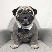 Dog Cat Clothes Wedding Party Suits For Small Dogs Cat Pet Tuxedo Dog Coat Pet C - £14.23 GBP+