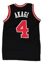Akagi #4 Shohoku Slam Dunk New Men Basketball Jersey Black Any Size image 5