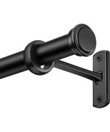 Curtain Rods, Curtain Rods for Windows 66 to 120, Black Curtain Rod, Out... - $380.13 MXN