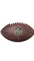 Wilson The Duke NFL Football Ball Roger Goodell Gold Logo Brown Leather Replica - £15.27 GBP