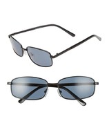 BP. 58mm Rectangular Wire Sunglasses - 100% UV protection - Black - £10.11 GBP