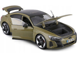 2022 Audi RS e-tron GT Dark Green w Sunroof 1/18 Diecast Car Bburago - £47.37 GBP