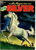 Lone Rangers Famous Horse Hi-Yo Silver-#4 1952-Dell-painted cover-VG+ - £40.31 GBP