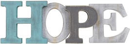 Cutout Word Sign HOPE Wall Decor Tabletop Word Sign Freestanding Block Letters - £16.80 GBP