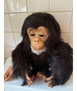 Fur Real Friends Cuddle Chimp Monkey Plush Toy 2005 Not Fully Working On... - $19.79