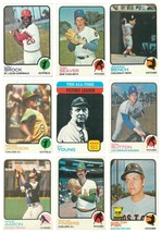 1973 Topps Vintage Baseball HOF&#39;s Cards U-Pick EX. - £0.92 GBP+