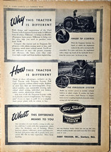 Ford Tractor Ferguson System Farming Farm Agriculture 1943 Vintage Print... - $11.28 CAD