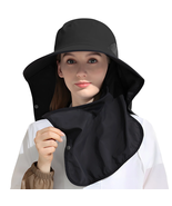 Nylon Sun Hats for Women and Men UPF 50+ Sun Protection and Neck Flap,Bu... - €25,81 EUR