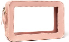 Clear Makeup Bag TSA Approved Toiletry Bag Travel Makeup Bag Clear Cosmetic Trav - £25.02 GBP