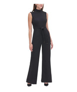 NEW TOMMY HILFIGER BLACK  CAREER BELTED WIDE LEG JUMPSUIT SIZE 14 $139 - £59.67 GBP