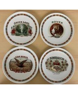 VTG Pottery Barn Cigar Brand Plates Star Bunch Fireside Club - Set Of 4 ... - $328.48 MXN