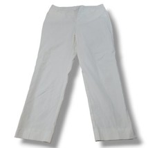 Chico&#39;s Pants Size 14 W35&quot;xL27&quot; Straight Leg Pants Crop Pants Stretchy P... - £24.73 GBP