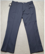 Greg Norman Golf Performance Pants Men&#39;s 38/32 Navy Stretch Waist Straig... - $34.46