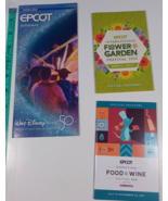 2022 Epcot food and wine festival , flower and garden passport and 50th ... - £3.03 GBP