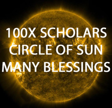 100X 7 HIGH SCHOLARS CIRCLE OF SUN MANY BLESSINGS EXTREME MAGICK RING PENDANT image 2