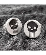 Punisher Skull Earrings - $87.20