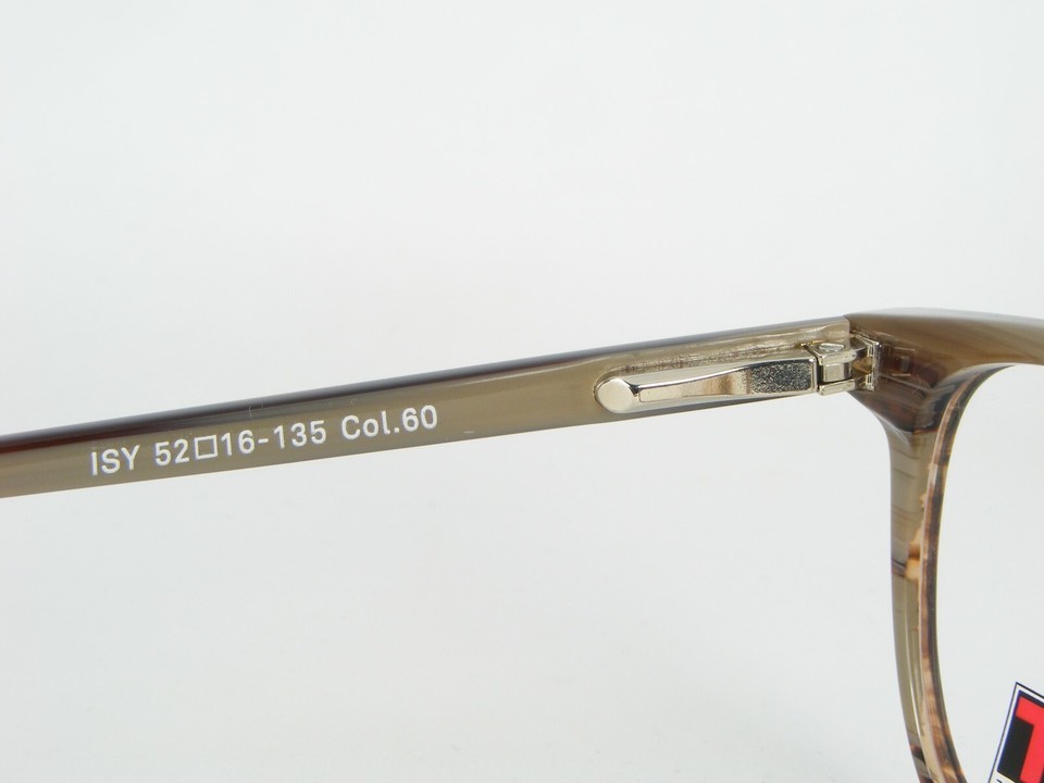 TIMEZONE ISY Col 60 BROWN STRIPED /TORTOISE EYEGLASSES GLASSES FRAME 52-16-135mm Item image 9