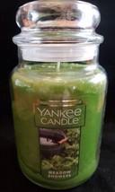 Yankee Candle MEADOW SHOWERS Large Jar 22 Oz Housewarmer Wax Fresh Scent candle - £16.39 GBP