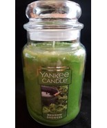 Yankee Candle MEADOW SHOWERS Large Jar 22 Oz Housewarmer Wax Fresh Scent... - $20.39