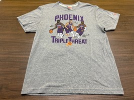 Phoenix Suns &quot;Triple Threat&quot; Men&#39;s Gray T-Shirt - Homage - Medium - £11.87 GBP