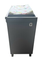 Infant Baby Changing Table Dresser w/ 3 Drawers & Cabinet Storage Station White image 9