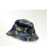 Sun and Moon Stars Celestial Bucket Hat - $8.00