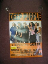 Deep Purple Poster Hamburg June 1999 - $269.99