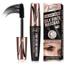 4D Pure Silk Fiber Lash Mascara [Ultra Black Volume and Length], Longer ... - $6.91