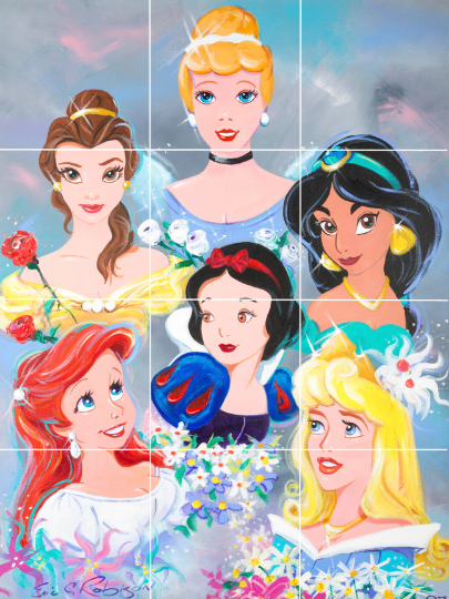 Princesses snow white jasmine ariel mermaid and 50 similar items