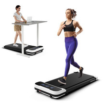 2.5HP Under Desk Treadmill with Remote Control and 3 Countdown Modes-White - Col - $3,950.37 MXN