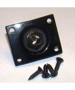 Replacement Jack Plates for Les Paul and similar guitars. Black, Chrome,... - $10.95