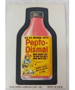 1974 Topps Wacky Packages Pepto Dismal Sticker Card Tan Back Series 10 - £11.46 GBP