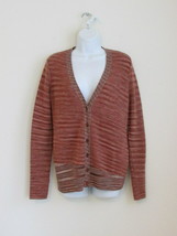 NWT MISSONI Multi Color Wool V Neck Long Sleeve Cardigan Sweater 40/6 - £217.77 GBP