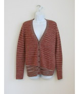 NWT MISSONI Multi Color Wool V Neck Long Sleeve Cardigan Sweater 40/6 - £215.22 GBP