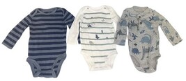 Baby Boy 3M Clothing Lot Carter’s Little Me Sterling One Piece Sleeper 5pc image 4