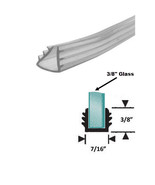 Gordon Glass® Clear Shower Door Replacement Glazing Vinyl for 3/8&quot; Glass -  - $24.95