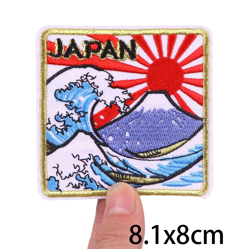 Sporting Japanese Anime Parches Iron On Patches For Clothing Thermoadhesive Patc - £23.83 GBP