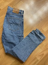 Levis Mens 512 Taper Leg Denim Jeans 33 x 32 Distressed - £16.42 GBP