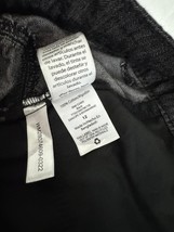 Time & Tru Women's Black Cotton Full Button Front Tiered Skirt Size 12 Waist 32" image 5