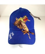 NWT 100% Cowboy Bronc Riding Western Rodeo Cap Hat Embroidered Adjustable - $232.28 MXN