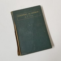1908 Essentials of German Vos Antique Language Textbook 3rd Edition - £6.23 GBP