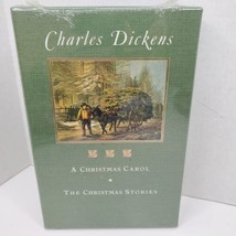 Barnes &amp; Noble Box Set - Charles Dickens A Christmas Carol and Stories Green - £18.95 GBP