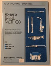 Ed Sueta Band Method TENOR SAXOPHONE Book Three 3 for Class Individual B... - $8.95