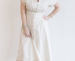 Hem &amp; Thread Classic Dress Beige - $44.00