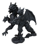 Legends Of Hercules Fantasy Five Headed Dragon Hydra Faux Stone Figurine... - $57.35 CAD