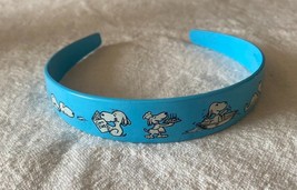 ⭕⭕VTG, Snoopy, Headband, Acrylic, Blue, Non-Slip, Width 2.5 cm - $186.58 MXN