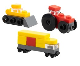 NEW City Lego Toy Bulldozer Tractor and Semi Truck Microsets - $11.66