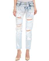 Women Bleached Bailey Distressed Ripped Skinny Fit Jeans - £26.79 GBP