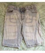 Carters Girls Jean Shorts Size 5 Light Blue Bermuda Length Adjustable Waist - $225.80 MXN